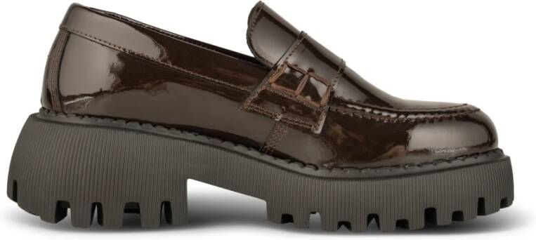 Shoe the Bear Chunky Loafer in Lakleer Brown Dames