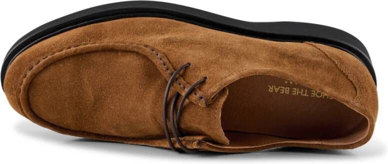 Shoe the Bear Cosmos schort schoen suède TAN Brown Heren