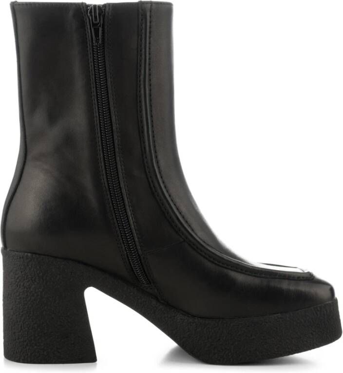 Shoe the Bear Daphni bootie leer Zwart Black Dames