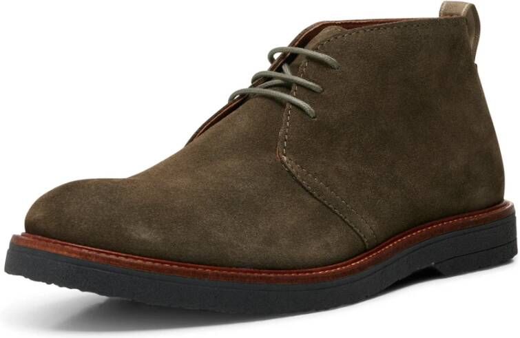 Shoe the Bear Desert boot suede Khaki Green Heren