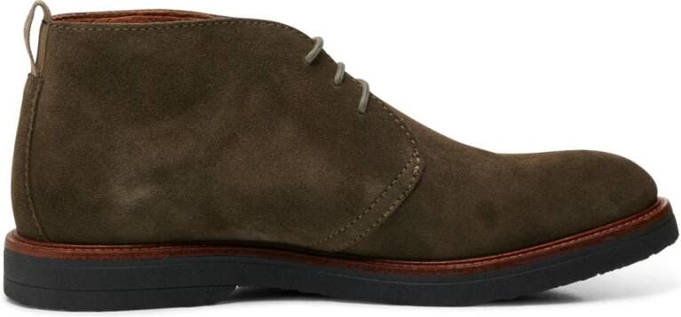 Shoe the Bear Desert boot suede Khaki Green Heren