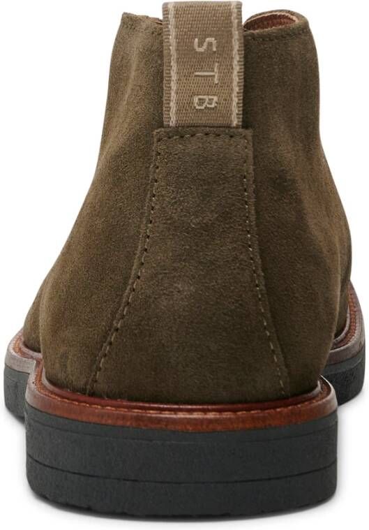 Shoe the Bear Desert boot suede Khaki Green Heren