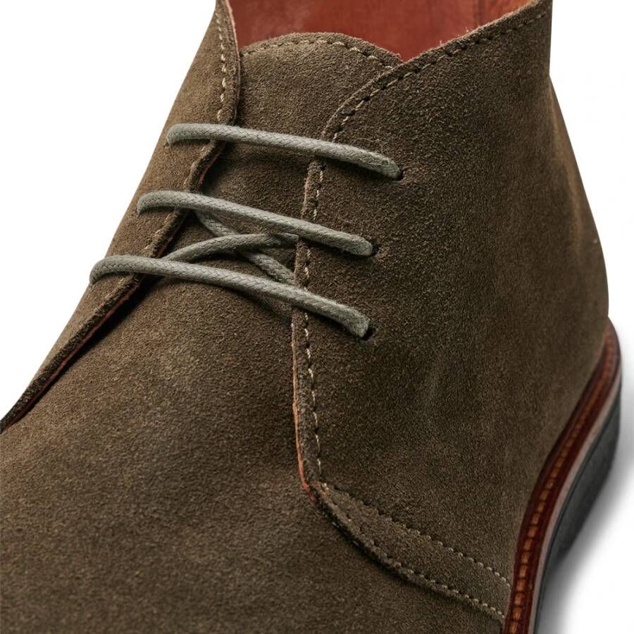 Shoe the Bear Desert boot suede Khaki Green Heren