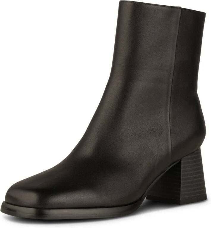 Shoe the Bear Elegante Leren Bootie met Rits Black Dames