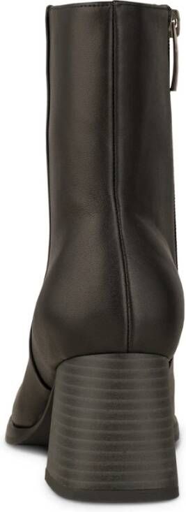 Shoe the Bear Elegante Leren Bootie met Rits Black Dames