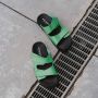 Shoe the Bear Fern sandal leer Groen Green Dames - Thumbnail 4