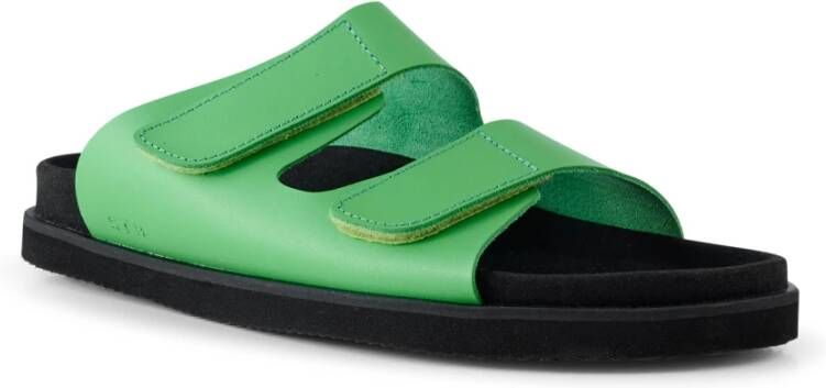 Shoe the Bear Fern sandal leer Groen Green Dames