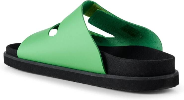 Shoe the Bear Fern sandal leer Groen Green Dames