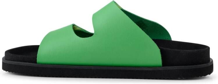 Shoe the Bear Fern sandal leer Groen Green Dames