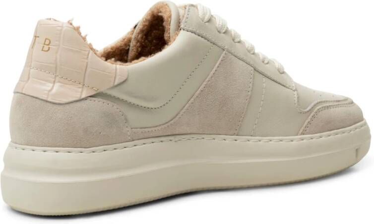 Shoe the Bear Geselecteerde sneaker leer warm OFF White Beige Dames