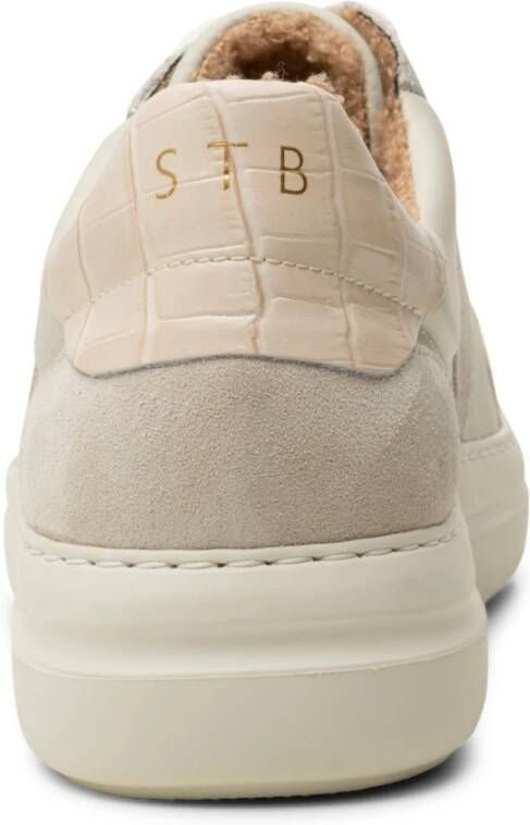 Shoe the Bear Geselecteerde sneaker leer warm OFF White Beige Dames