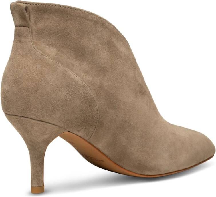 Shoe the Bear Valentine Suède Haklaarzen Taupe Beige Dames