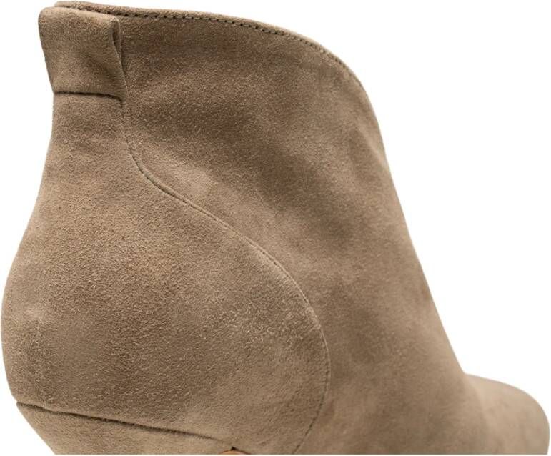 Shoe the Bear Valentine Suède Haklaarzen Taupe Beige Dames