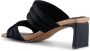 Shoe the Bear Sylvi Padded Strap Mule Zwart Satijn Black Dames - Thumbnail 5