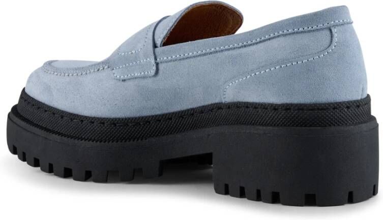 Shoe the Bear Iona loafer suede Blauw Blue Dames