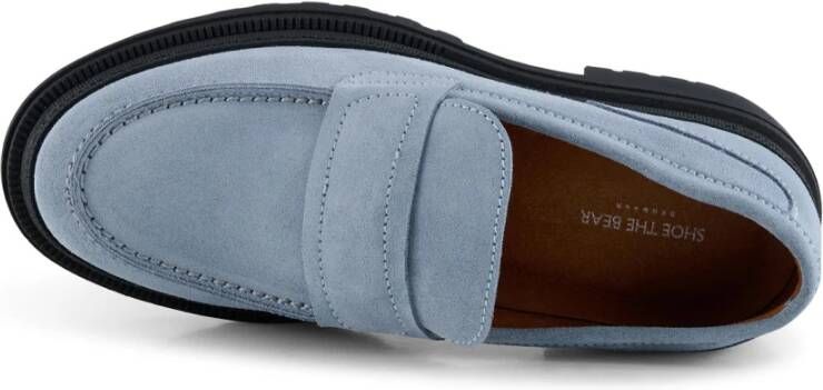 Shoe the Bear Iona loafer suede Blauw Blue Dames