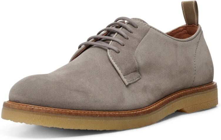 Shoe the Bear Kip derby waterafstotend suède Taupe Beige Heren