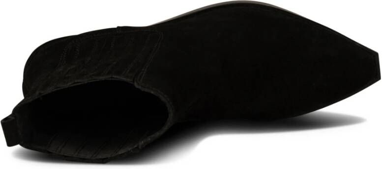 Shoe the Bear Klassieke Chelsea Suède Laars Zwart Black Dames