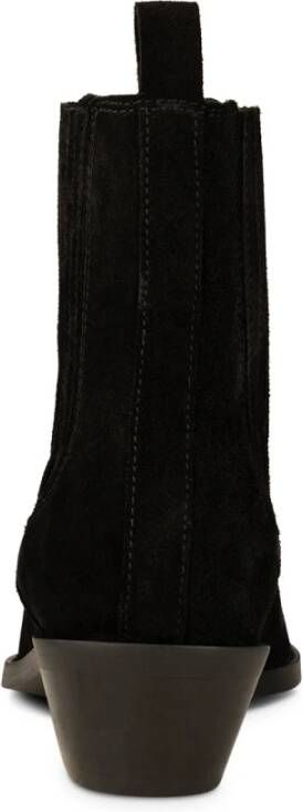 Shoe the Bear Klassieke Chelsea Suède Laars Zwart Black Dames