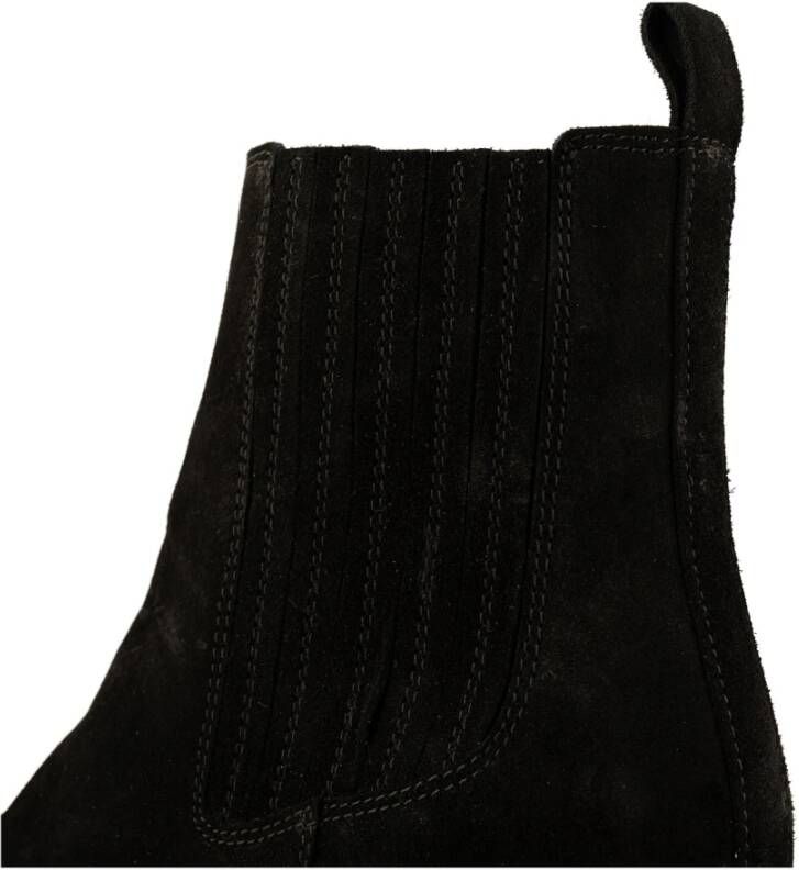 Shoe the Bear Klassieke Chelsea Suède Laars Zwart Black Dames