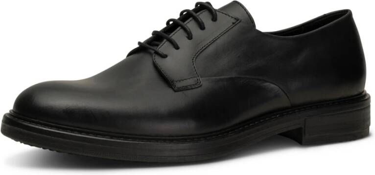 Shoe the Bear Klassieke Zwarte Leren Oxford Schoen Black Heren