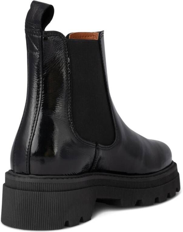 Shoe the Bear Lakleren Chelsea Laars Black Dames