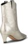 Shoe the Bear Metallic Western-geïnspireerde Puntige Neus Laarzen Gray Dames - Thumbnail 3