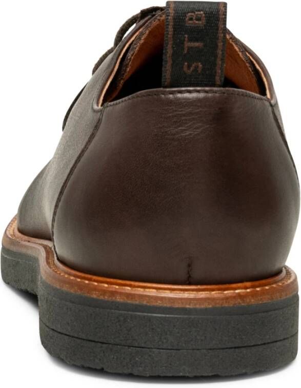 Shoe the Bear Moderne Wallabee Leren Schoenen Brown Heren