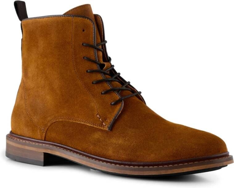 Shoe the Bear Ned Boot Gewaxt Suède TAN Brown Heren