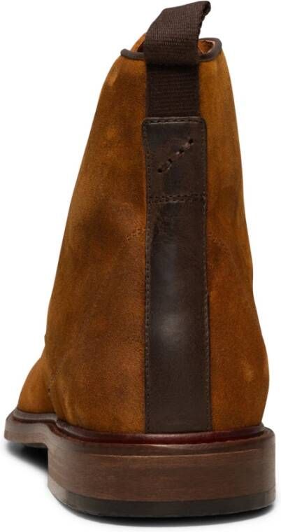 Shoe the Bear Ned Boot Gewaxt Suède TAN Brown Heren