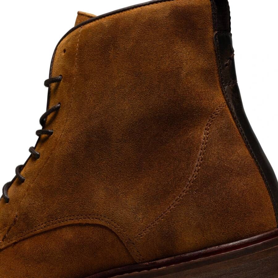 Shoe the Bear Ned Boot Gewaxt Suède TAN Brown Heren