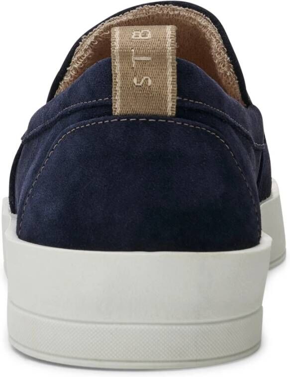 Shoe the Bear Noah instapper suède Navy Blue Heren