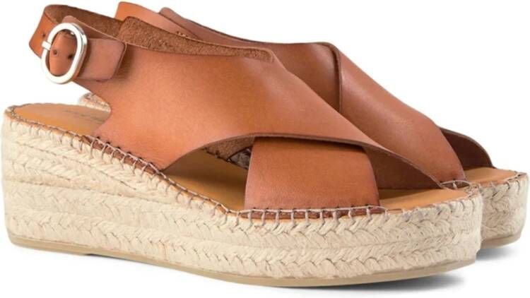 Shoe the Bear Orchid wedge leer TAN Beige Dames