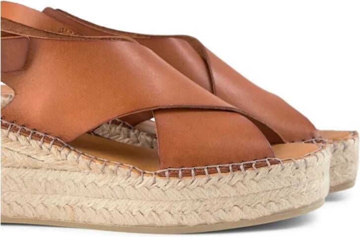 Shoe the Bear Orchid wedge leer TAN Beige Dames