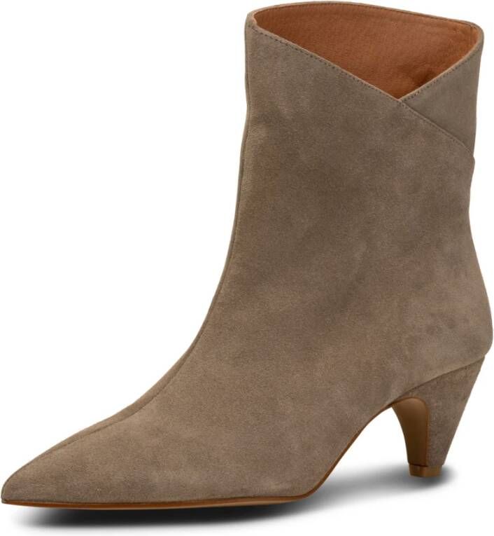 Shoe the Bear Paula laars suede Taupe Beige Dames