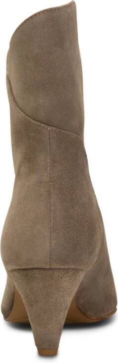 Shoe the Bear Paula laars suede Taupe Beige Dames