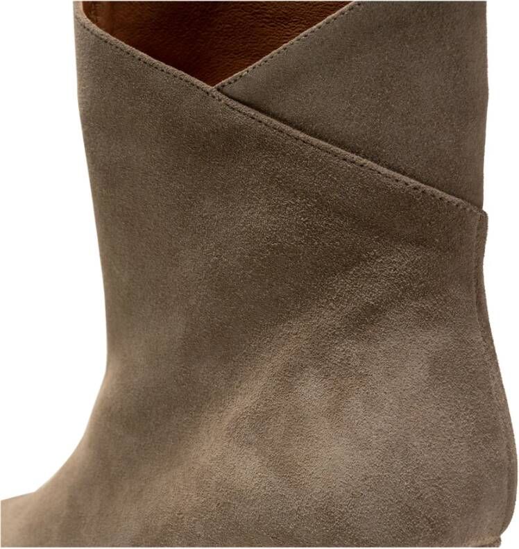 Shoe the Bear Paula laars suede Taupe Beige Dames