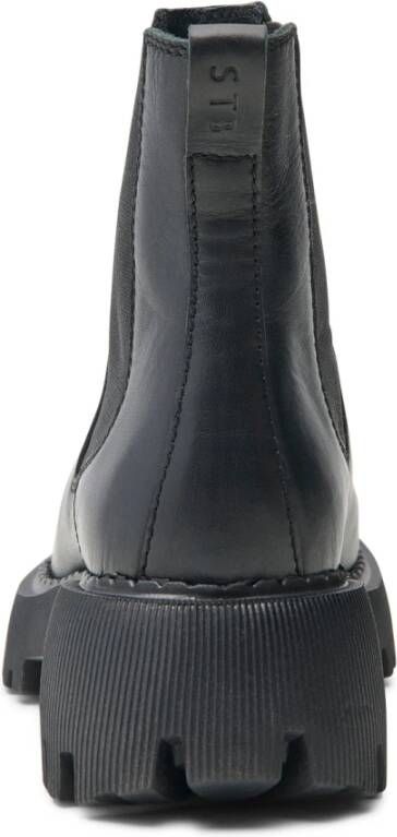 Shoe the Bear Posey chelsea boot leer Zwart Black Dames