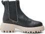 Shoe the Bear Posey chelsea boot leer Zwart Contrast Black Dames - Thumbnail 5