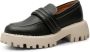 Shoe the Bear Chunky Leren Loafer Zwart Contrast Black Dames - Thumbnail 3