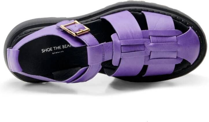 Shoe the Bear Posey sandaal glanzend leer Violet Purple Dames