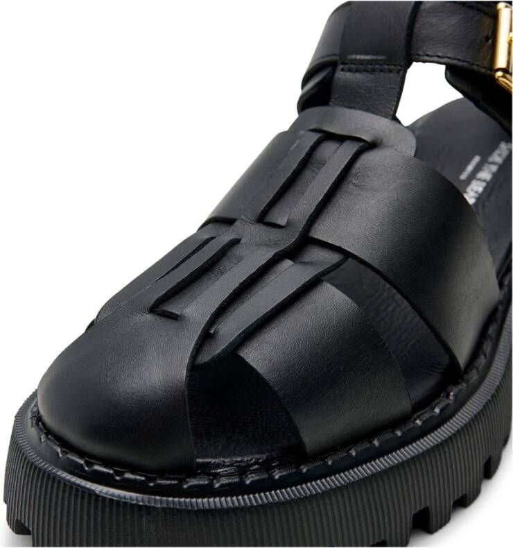 Shoe the Bear Posey sandaal leer Zwart Black Dames