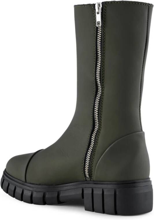 Shoe the Bear Rebel boot leer MAT Khaki Green Dames