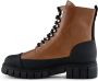 Shoe the Bear Rebel veterschoen leer TAN Brown Dames - Thumbnail 4