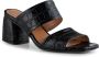 Shoe the Bear Runa mule leer Zwart Croco Black Dames - Thumbnail 5