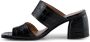 Shoe the Bear Runa mule leer Zwart Croco Black Dames - Thumbnail 7