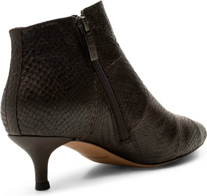 Shoe the Bear Saga Visleer Bootie Bruin Dames