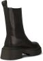 Shoe the Bear Stevige Chelsea Boot van Glad Leer Black Dames - Thumbnail 3