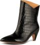 Shoe the Bear Stijlvolle Croco Leren Laars Black Dames - Thumbnail 2