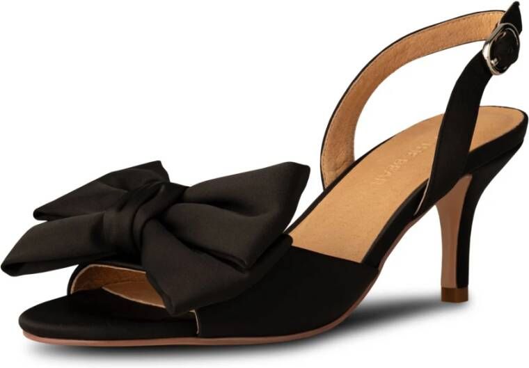 Shoe the Bear Stijlvolle Slingback Hiel met Strik Detail Black Dames